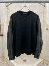 Load image into Gallery viewer, aw2004 Issey Miyake Articulated Denim Sleeve Sweatshirt - Size L