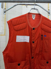 Load image into Gallery viewer, 1980s Katharine Hamnett x Goldie Orange Flight Vest - Size M