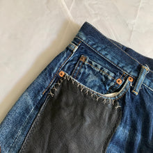 Load image into Gallery viewer, 2000s Yohji Yamamoto x Spotted Horse Leather Patchworked Denim - Size M