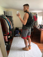 Load image into Gallery viewer, 2010s Cav Empt Red Paneled Technical Shorts - Size L