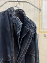 Load image into Gallery viewer, 1980s Marithe Francois Girbaud Dark Denim Double Closure Jacket - Size M