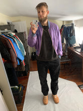 Load image into Gallery viewer, ss1993 Yohji Yamamoto Sample Purple Silk Dragon Embroidered Bomber - Size M