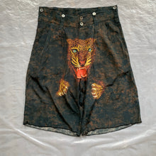Load image into Gallery viewer, aw2009 Yohji Yamamoto Silk Jaguar Shorts - Size XL