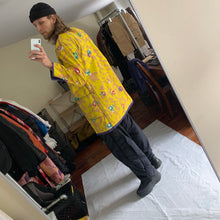 Load image into Gallery viewer, ss2000 Issey Miyake x Takashi Murakami Reversible Yellow Long Work Coat - Size M