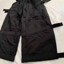 Load image into Gallery viewer, aw2015 Craig Green Black Oversized Bondage Parachute Pants - Size OS