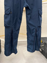 Load image into Gallery viewer, 1990s Dexter Wong Nylon Cargo Waders with Faux Fur Trim - Size L