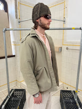 Load image into Gallery viewer, Late 1990s Mandarina Duck Beige Egg Cell Padded Jacket with Removable Hood - Size S