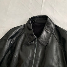Load image into Gallery viewer, aw1997 Yohji Yamamoto Cropped Black Leather Jacket - Size OS