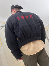 Load image into Gallery viewer, aw1993 Armani Padded Bomber with Arm Cinch and Back Graphic Detailing - Size XL