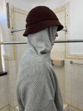 Load image into Gallery viewer, 1980s Marithe Francois Girbaud x Les Millesimes Ribbed Boat Neck Knit Hoodie - Size M