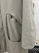 Load image into Gallery viewer, Late 1990s Mandarina Duck Egg Cell Padded High Neck Trench - Size L
