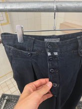 Load image into Gallery viewer, 1980s Marithe Francois Girbaud Pleated Denim Pants with Buttoned Pockets and Adjustable Hems - Size XL