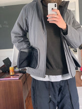 Load image into Gallery viewer, 2000s Vintage Nike Grey Technical Jacket with Modular Hidden Pockets and Hood - Size L