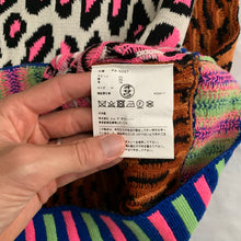 Load image into Gallery viewer, ss2018 CDGH+ Psychedelic Leopard Print Knitted Vest - Size M