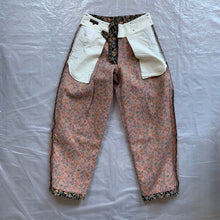 Load image into Gallery viewer, aw2011 CDGH+ Black Gobelin Tapestry Floral Double Pleated Trouser - Size S