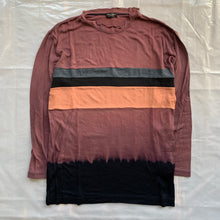 Load image into Gallery viewer, aw1993 CDGH+ Black, Maroon and Orange Bleach Dye Shirt - Size OS