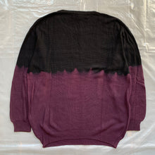 Load image into Gallery viewer, aw1993 CDGH+ Black and Purple Bleach Dye Knit - Size M