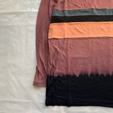 Load image into Gallery viewer, aw1993 CDGH+ Black, Maroon and Orange Bleach Dye Shirt - Size OS