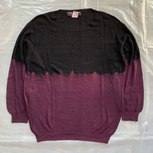 Load image into Gallery viewer, aw1993 CDGH+ Black and Purple Bleach Dye Knit - Size M