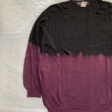 Load image into Gallery viewer, aw1993 CDGH+ Black and Purple Bleach Dye Knit - Size M