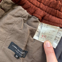 Load image into Gallery viewer, aw1993 CDGH+ Maroon Bleach Dyed Sweatpants - Size M
