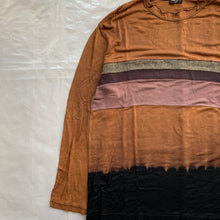 Load image into Gallery viewer, aw1993 CDGH+ Black, Tan and Brown Bleach Dye Shirt - Size OS
